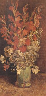 Vincent Van Gogh Vase with Gladioli and Carnations (nn04)